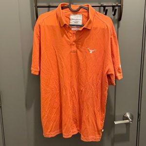 Orange University of Texas longhorn polo
